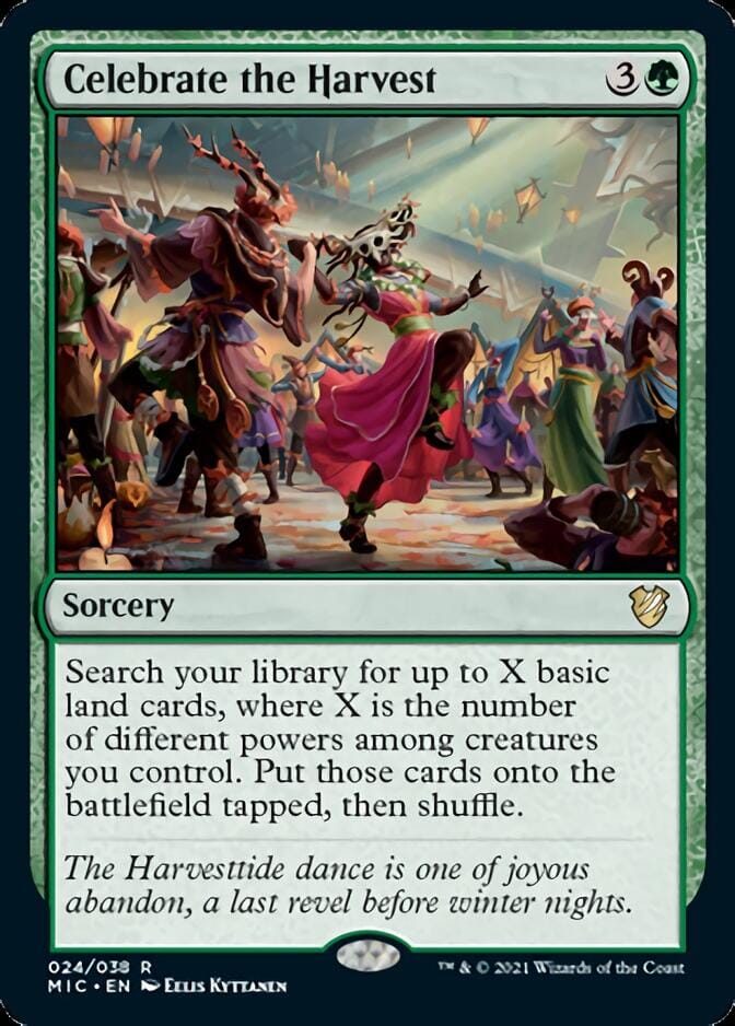 Celebrate the Harvest [Innistrad: Midnight Hunt Commander] MTG Single Magic: The Gathering  | Multizone: Comics And Games