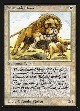 Savannah Lions (CE) [Collectors’ Edition] MTG Single Magic: The Gathering  | Multizone: Comics And Games