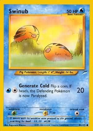 Swinub (84/105) [Neo Destiny Unlimited] Pokemon Single Pokémon  | Multizone: Comics And Games