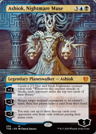 Ashiok, Nightmare Muse (Borderless) [Theros Beyond Death] MTG Single Magic: The Gathering  | Multizone: Comics And Games