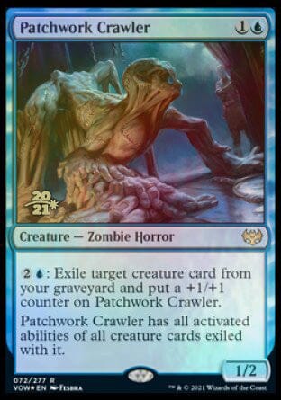Patchwork Crawler [Innistrad: Crimson Vow Prerelease Promos] MTG Single Magic: The Gathering  | Multizone: Comics And Games