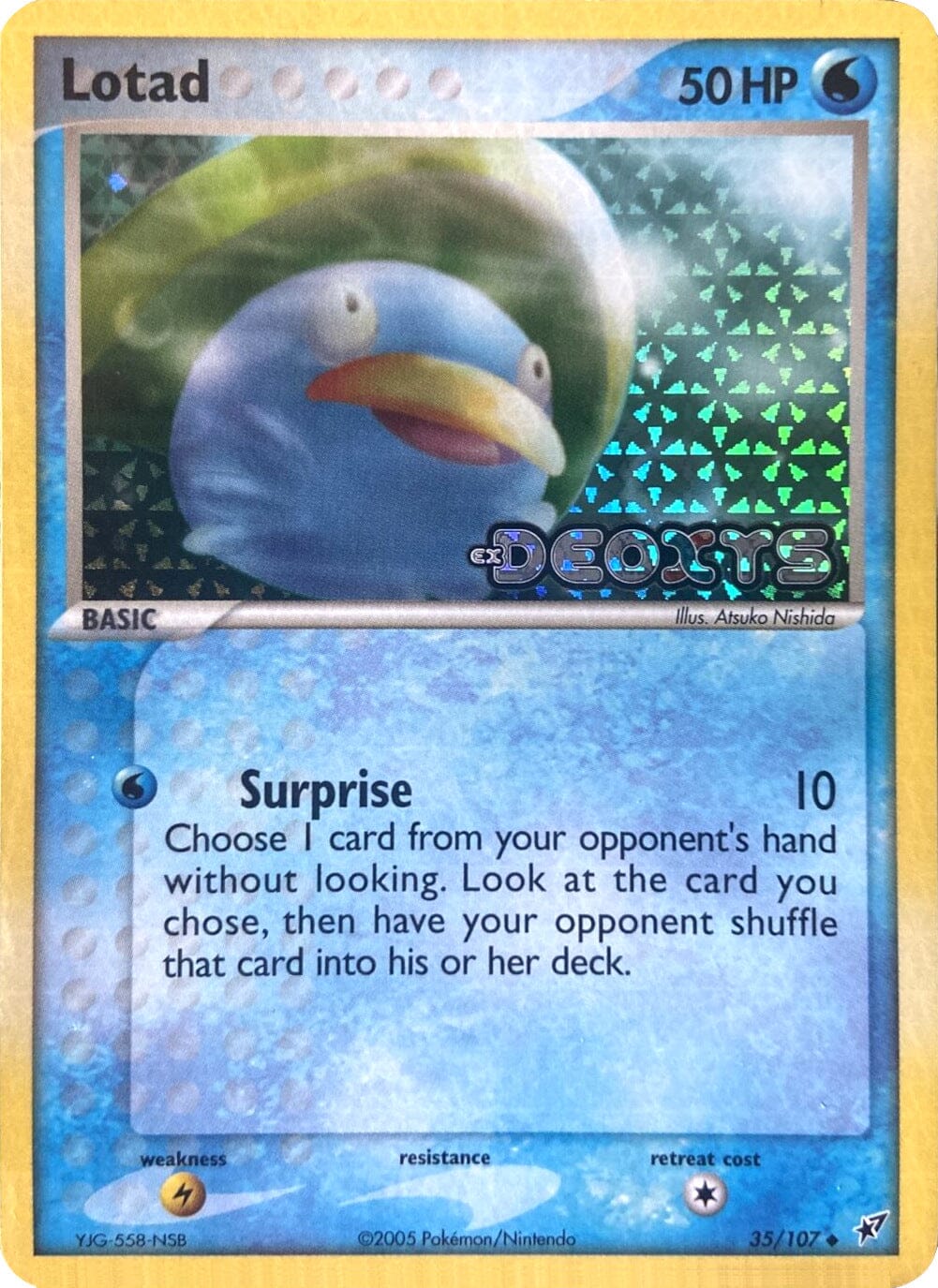 Lotad (35/107) (Stamped) [EX: Deoxys] Pokemon Single Pokémon  | Multizone: Comics And Games