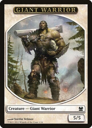Giant Warrior Token [Modern Masters Tokens] MTG Single Magic: The Gathering  | Multizone: Comics And Games