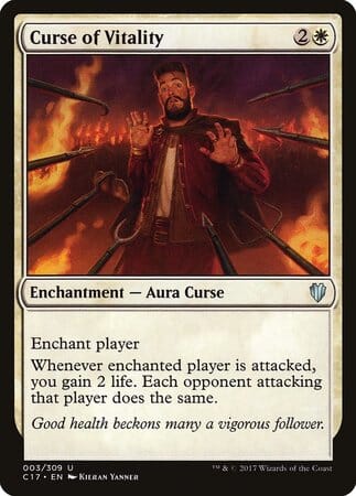 Curse of Vitality [Commander 2017] MTG Single Magic: The Gathering  | Multizone: Comics And Games