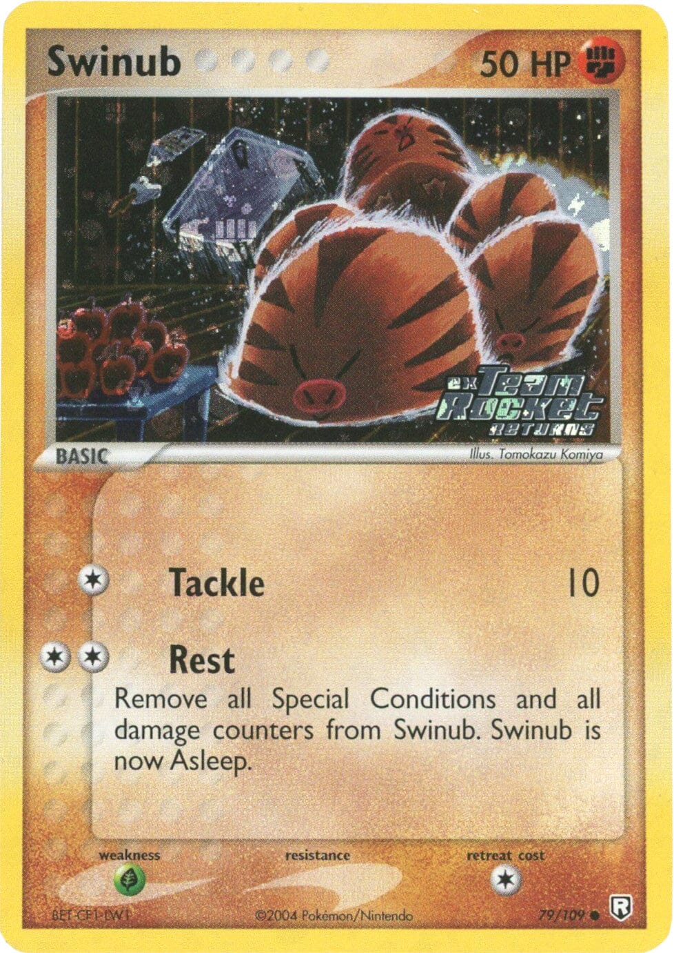 Swinub (79/109) (Stamped) [EX: Team Rocket Returns] Pokemon Single Pokémon  | Multizone: Comics And Games