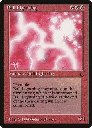 Ball Lightning [The Dark] MTG Single Magic: The Gathering  | Multizone: Comics And Games