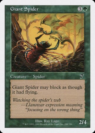 Giant Spider [Seventh Edition] MTG Single Magic: The Gathering  | Multizone: Comics And Games
