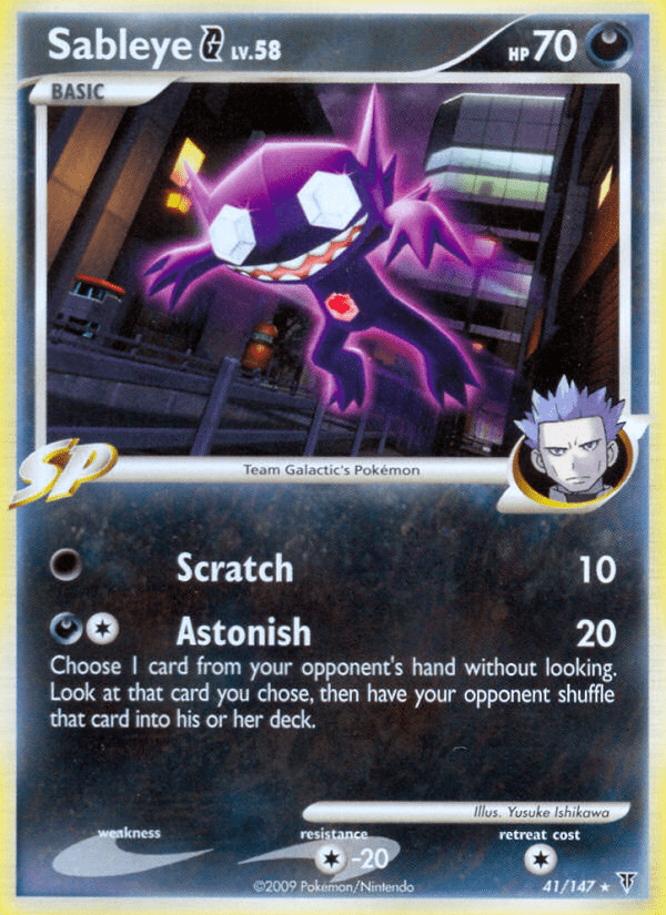 Sableye G (41/147) [Platinum: Supreme Victors] Pokemon Single Pokémon  | Multizone: Comics And Games