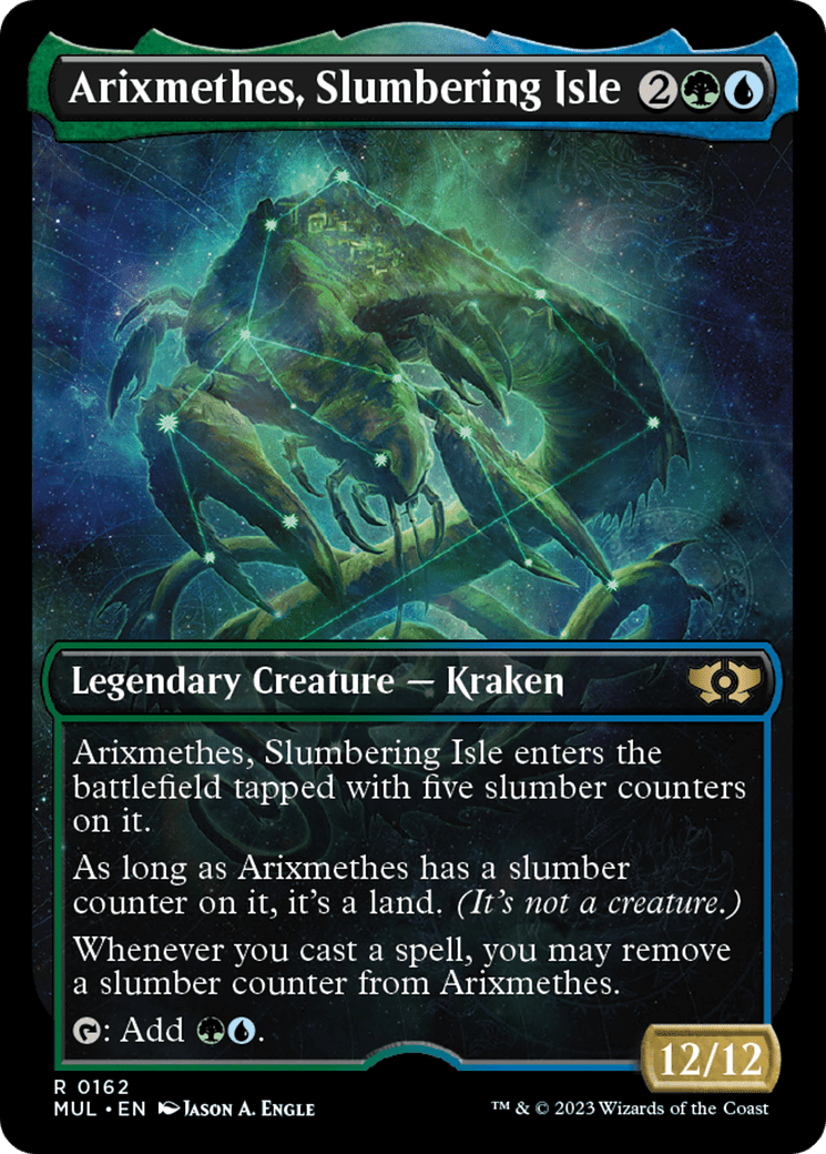 Arixmethes, Slumbering Isle (Halo Foil) [Multiverse Legends] MTG Single Magic: The Gathering  | Multizone: Comics And Games