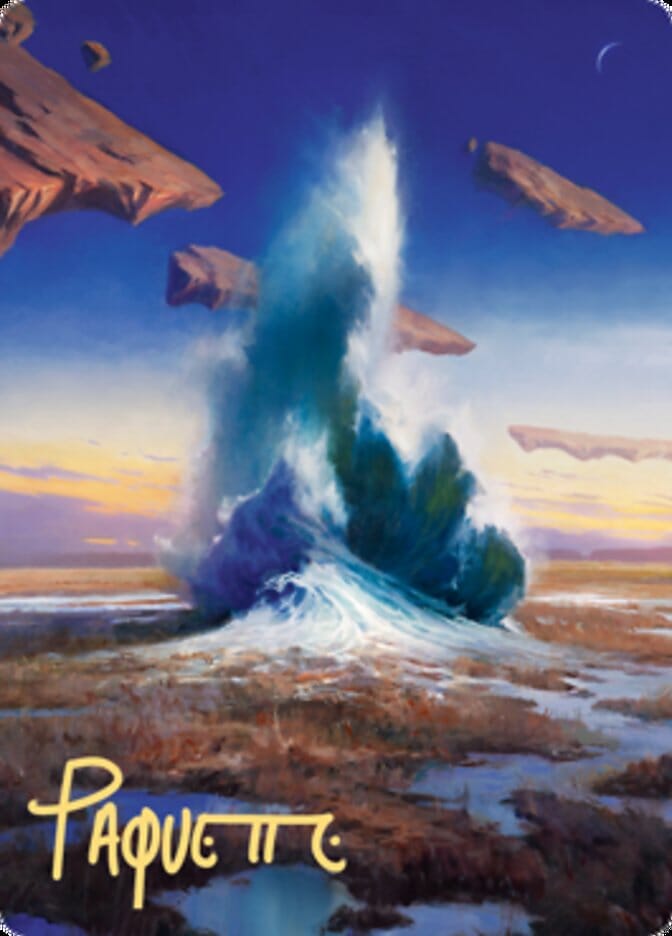 Flooded Strand Art Card (Gold-Stamped Signature) [Zendikar Rising Art Series] MTG Single Magic: The Gathering  | Multizone: Comics And Games