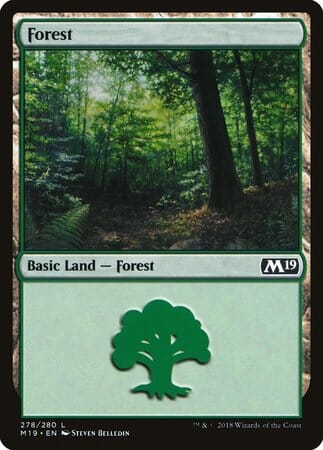 Forest (278) [Core Set 2019] MTG Single Magic: The Gathering  | Multizone: Comics And Games