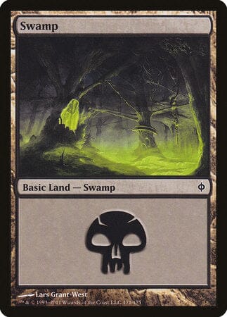 Swamp (171) [New Phyrexia] MTG Single Magic: The Gathering  | Multizone: Comics And Games