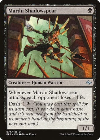 Mardu Shadowspear [Fate Reforged] MTG Single Magic: The Gathering  | Multizone: Comics And Games