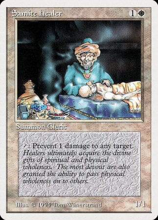 Samite Healer [Summer Magic / Edgar] MTG Single Magic: The Gathering  | Multizone: Comics And Games
