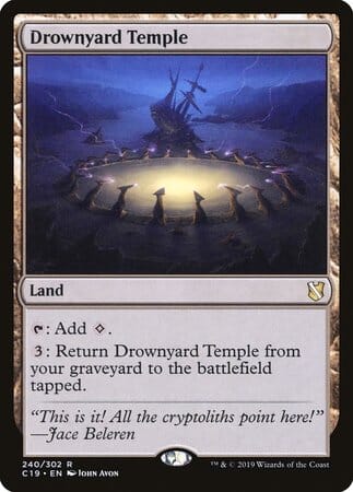 Drownyard Temple [Commander 2019] MTG Single Magic: The Gathering  | Multizone: Comics And Games