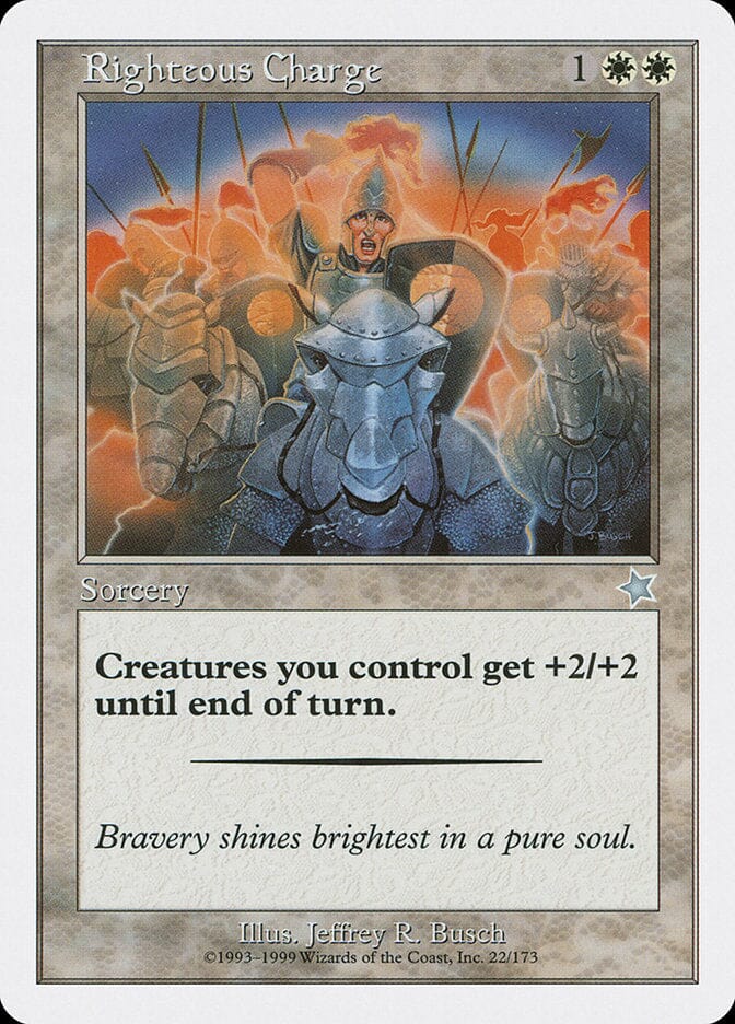 Righteous Charge [Starter 1999] MTG Single Magic: The Gathering  | Multizone: Comics And Games