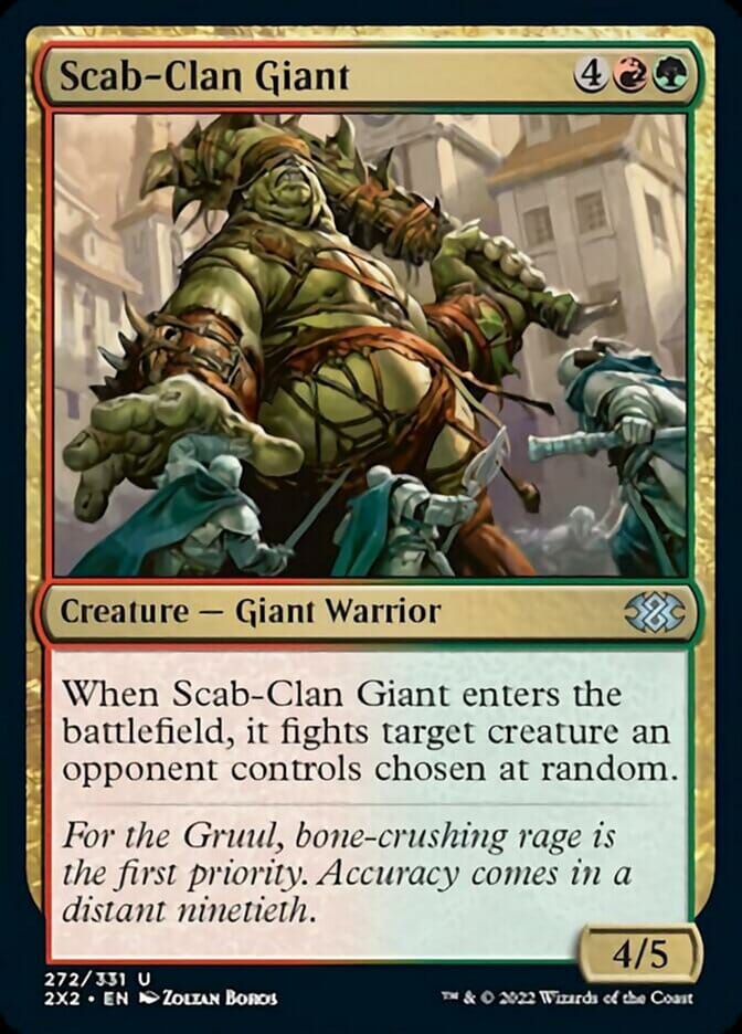Scab-Clan Giant [Double Masters 2022] MTG Single Magic: The Gathering  | Multizone: Comics And Games