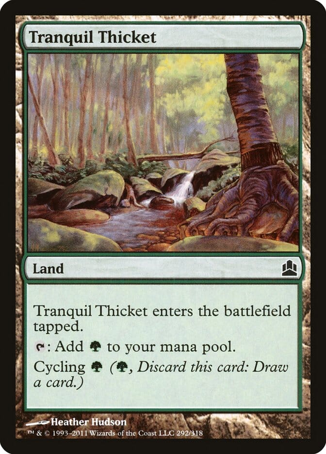 Tranquil Thicket [Commander 2011] MTG Single Magic: The Gathering  | Multizone: Comics And Games