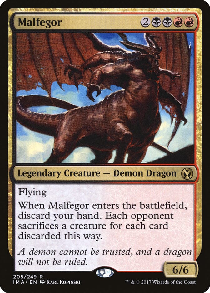 Malfegor [Iconic Masters] MTG Single Magic: The Gathering  | Multizone: Comics And Games
