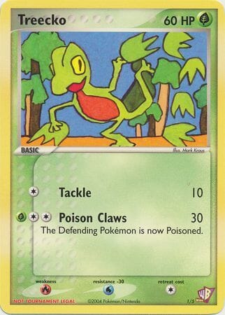 Treecko (1/5) [Kids WB Promos] Pokemon Single Pokémon  | Multizone: Comics And Games