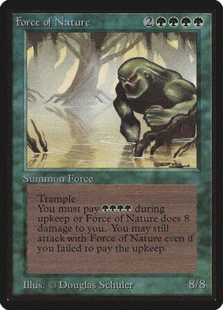 Force of Nature [Limited Edition Beta] MTG Single Magic: The Gathering  | Multizone: Comics And Games