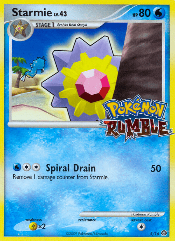 Starmie (5/16) [Pokémon Rumble] Pokemon Single Pokémon  | Multizone: Comics And Games