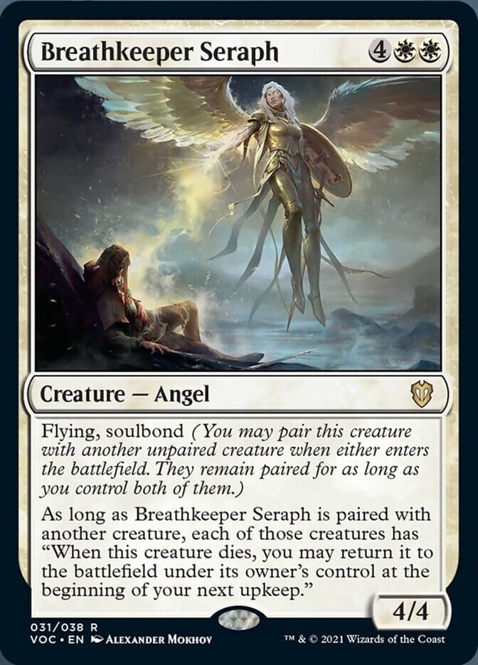 Breathkeeper Seraph [Innistrad: Crimson Vow Commander] MTG Single Magic: The Gathering  | Multizone: Comics And Games