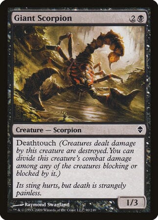 Giant Scorpion [Zendikar] MTG Single Magic: The Gathering  | Multizone: Comics And Games