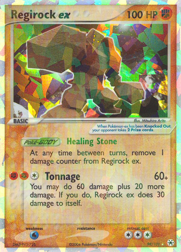 Regirock ex (98/101) [EX: Hidden Legends] Pokemon Single Pokémon  | Multizone: Comics And Games