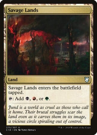 Savage Lands [Commander 2018] MTG Single Magic: The Gathering  | Multizone: Comics And Games
