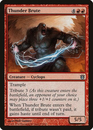 Thunder Brute [Born of the Gods] MTG Single Magic: The Gathering  | Multizone: Comics And Games