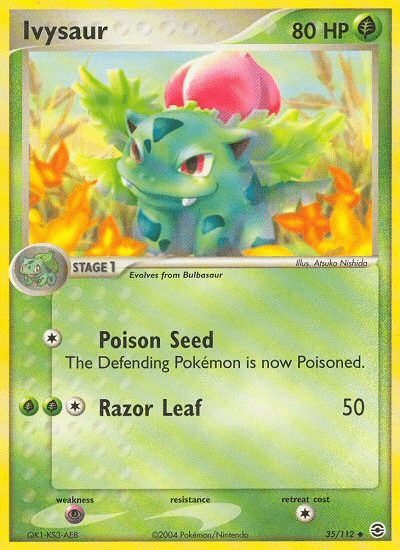 Ivysaur (35/112) [EX: FireRed & LeafGreen] Pokemon Single Pokémon  | Multizone: Comics And Games