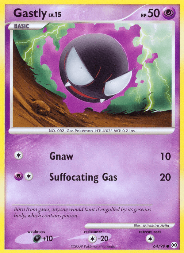 Gastly (64/99) [Platinum: Arceus] Pokemon Single Pokémon  | Multizone: Comics And Games
