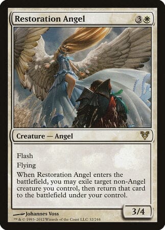 Restoration Angel [Avacyn Restored] MTG Single Magic: The Gathering  | Multizone: Comics And Games