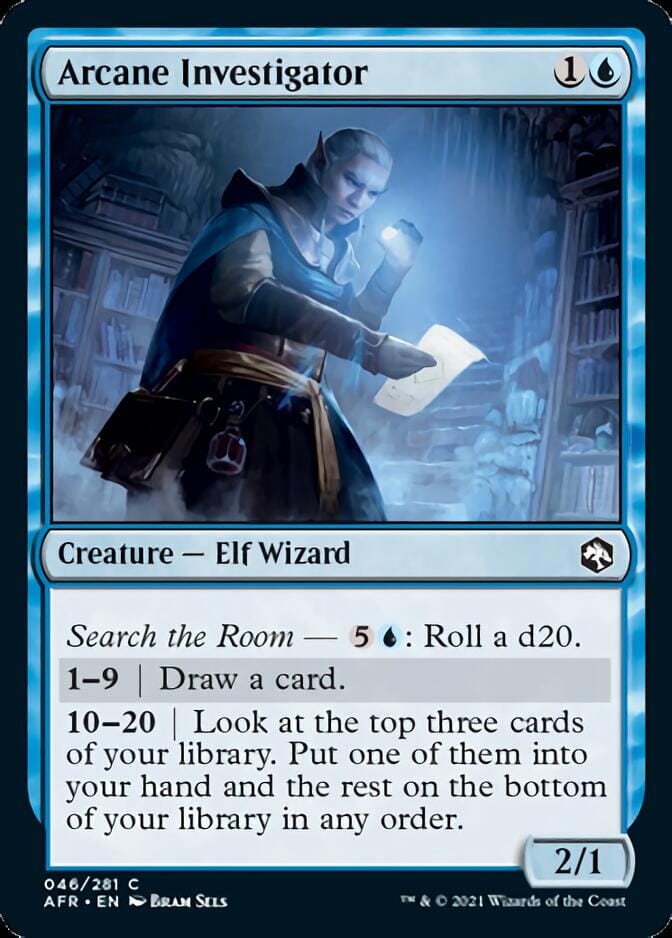 Arcane Investigator [Dungeons & Dragons: Adventures in the Forgotten Realms] MTG Single Magic: The Gathering  | Multizone: Comics And Games