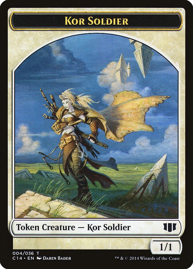 Kor Soldier // Pegasus Double-sided Token [Commander 2014 Tokens] MTG Single Magic: The Gathering  | Multizone: Comics And Games