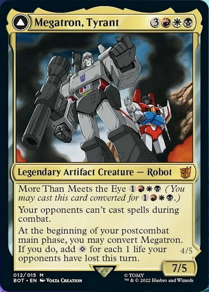 Megatron, Tyrant // Megatron, Destructive Force [Universes Beyond: Transformers] MTG Single Magic: The Gathering  | Multizone: Comics And Games