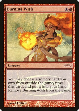 Burning Wish [Judge Gift Cards 2009] MTG Single Magic: The Gathering  | Multizone: Comics And Games