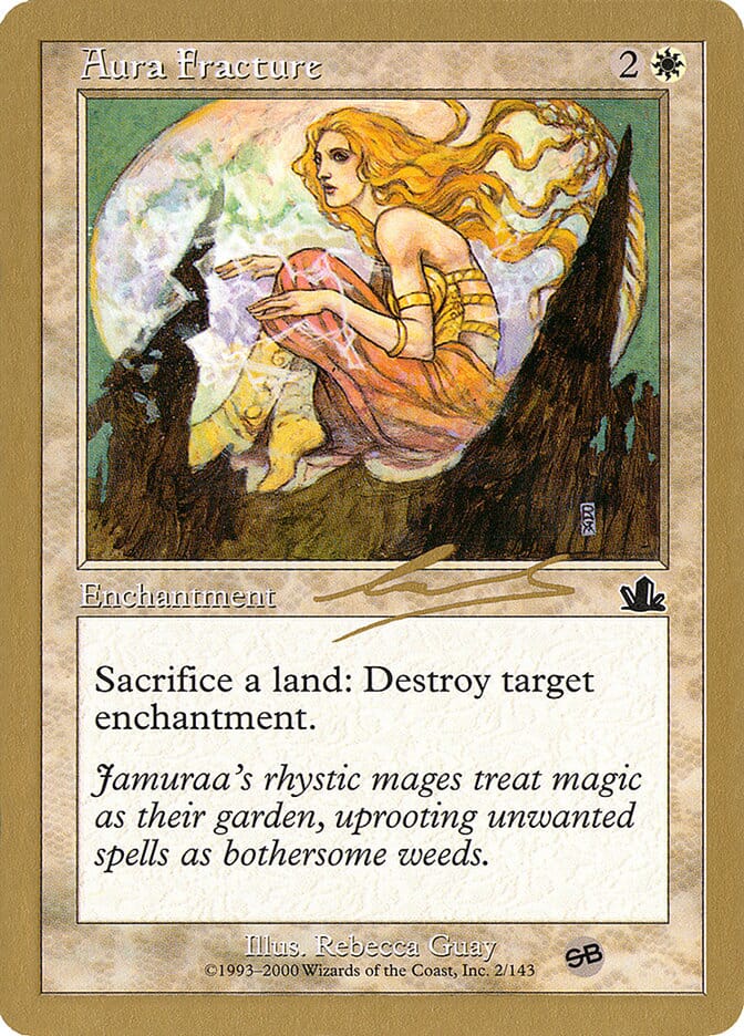 Aura Fracture (Nicolas Labarre) (SB) [World Championship Decks 2000] MTG Single Magic: The Gathering  | Multizone: Comics And Games