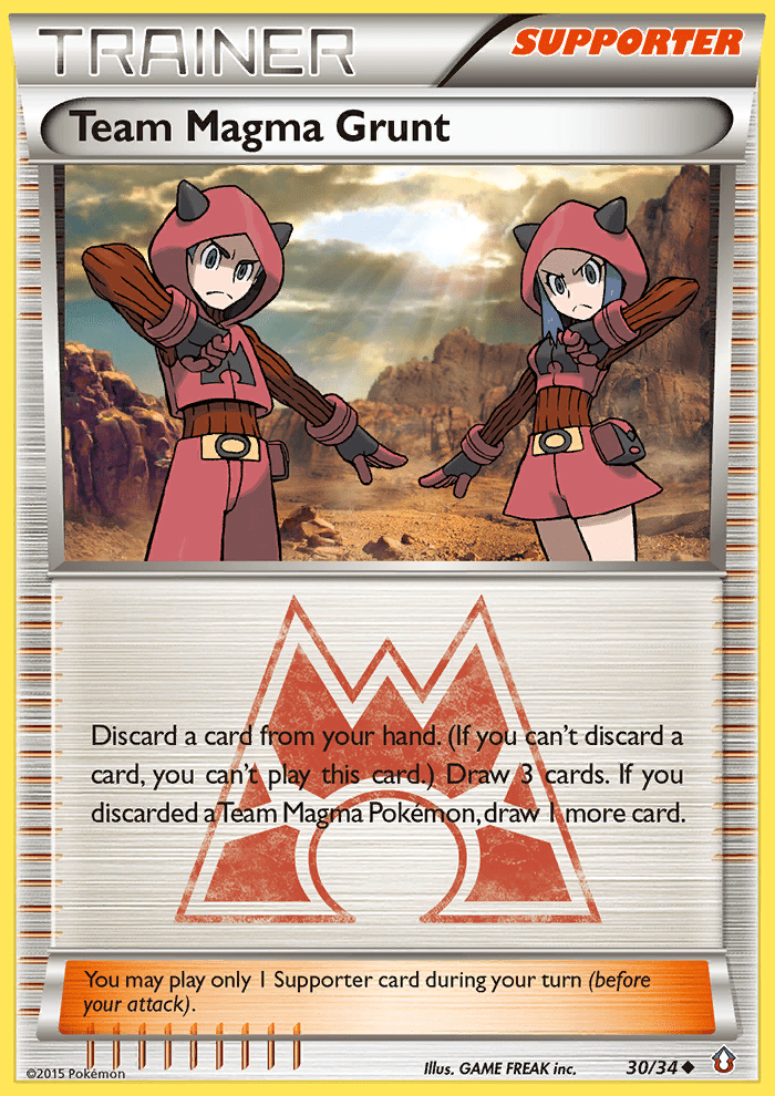 Team Magma Grunt (30/34) [XY: Double Crisis] Pokemon Single Pokémon  | Multizone: Comics And Games
