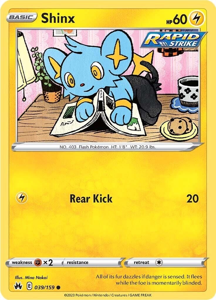 Shinx (039/159) (39) [Sword & Shield: Crown Zenith] Pokemon Single Pokémon  | Multizone: Comics And Games