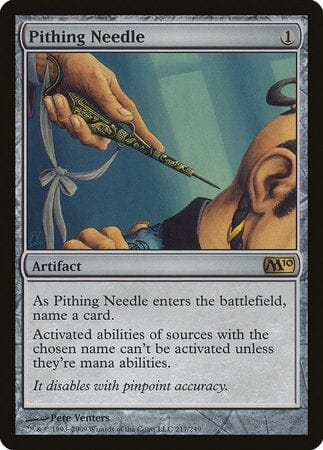 Pithing Needle [Magic 2010] MTG Single Magic: The Gathering  | Multizone: Comics And Games