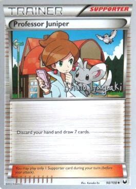 Professor Juniper (98/108) (Terraki-Mewtwo - Shuto Itagaki) [World Championships 2012] Pokemon Single Pokémon  | Multizone: Comics And Games
