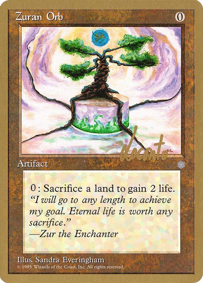 Zuran Orb (Michael Loconto) [Pro Tour Collector Set] MTG Single Magic: The Gathering  | Multizone: Comics And Games