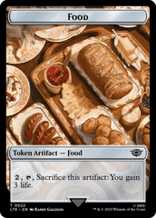 Human Soldier (0015) // Food (0022) Double-Sided Token (Surge Foil) [The Lord of the Rings: Tales of Middle-Earth Tokens] MTG Single Magic: The Gathering  | Multizone: Comics And Games