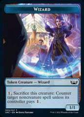 Treasure (014) // Wizard Double-sided Token [Streets of New Capenna Tokens] MTG Single Magic: The Gathering  | Multizone: Comics And Games