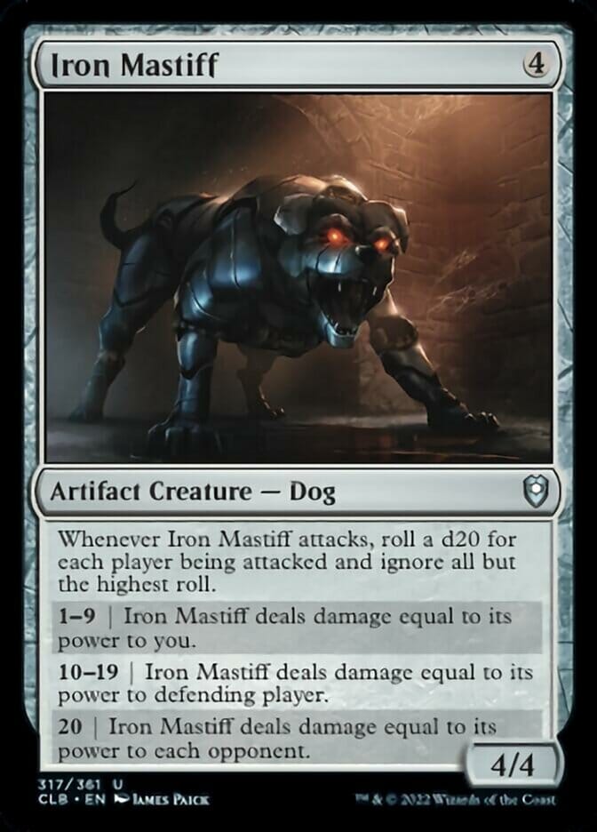 Iron Mastiff [Commander Legends: Battle for Baldur's Gate] MTG Single Magic: The Gathering  | Multizone: Comics And Games