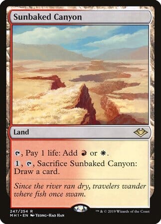 Sunbaked Canyon [Modern Horizons] MTG Single Magic: The Gathering  | Multizone: Comics And Games