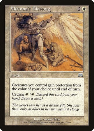 Akroma's Blessing [Onslaught] MTG Single Magic: The Gathering  | Multizone: Comics And Games