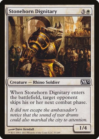 Stonehorn Dignitary [Magic 2012] MTG Single Magic: The Gathering  | Multizone: Comics And Games